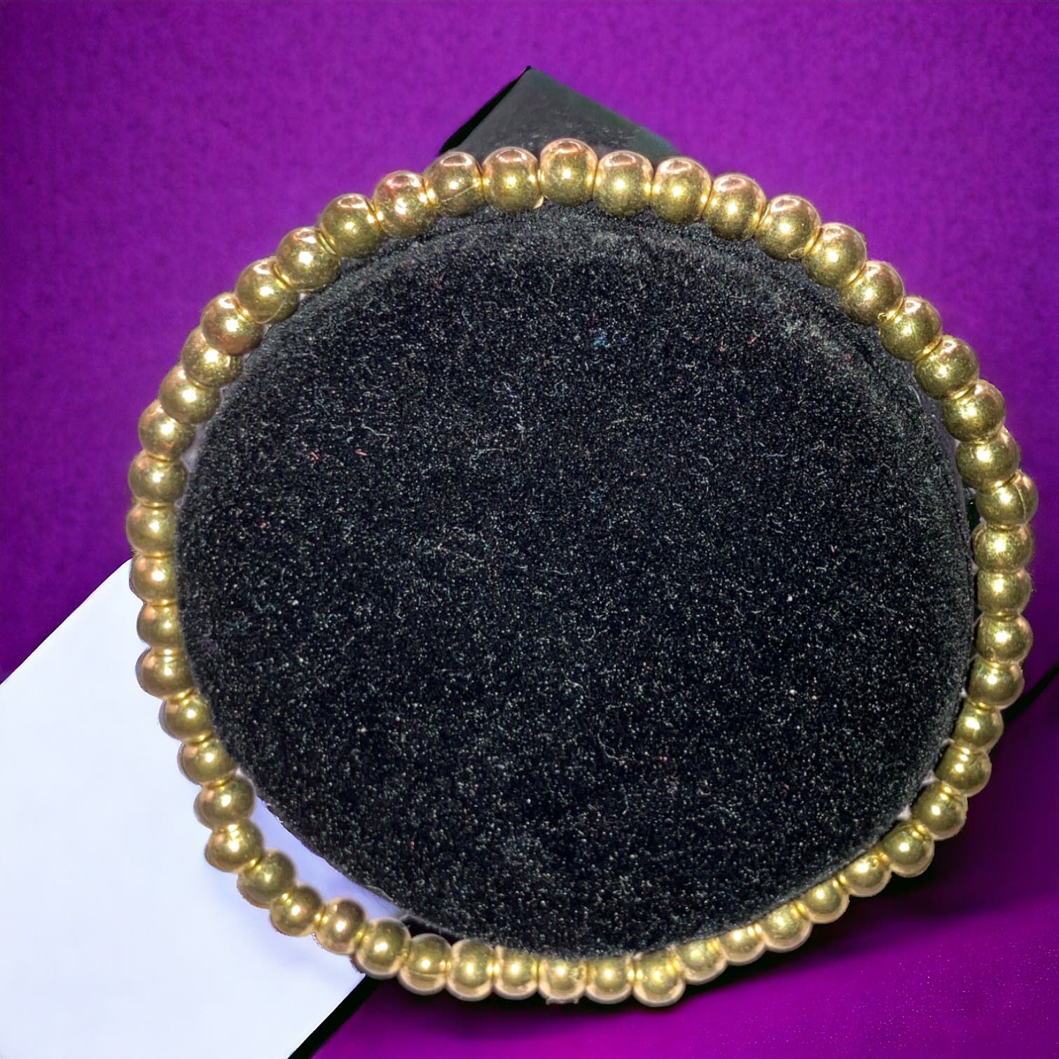 Stardust Gold-Tone Beaded Stretch Bracelet!